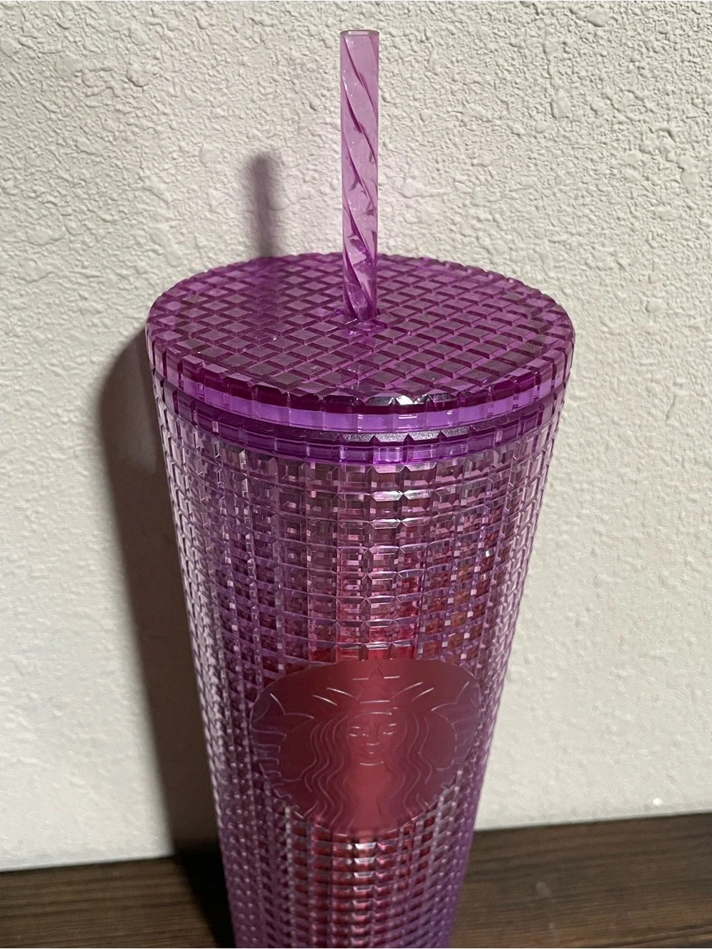 Starbucks Purple to Pink Studded Tumbler with Straw